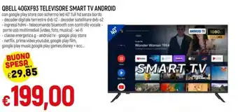 Famila QBell 40GXF93 Televisore Smart TV Android offerta