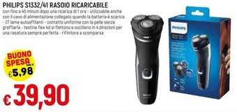 Famila Philips S1332/41 Rasoio Ricaricabile offerta