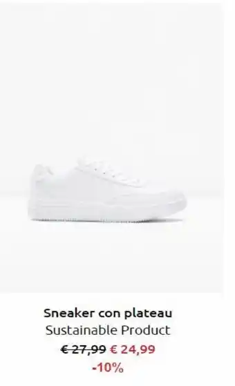 Sneaker con plateau