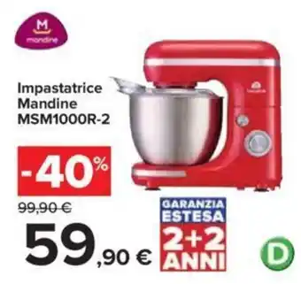 Mandine Impastatrice MSM1000R-2