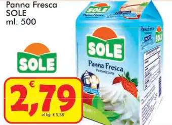 Sole Panna Fresca 500ml