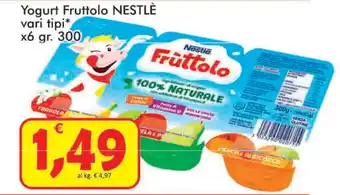 Paghi Poco Nestle Frùttolo Yogurt vari tipi x6 300gr offerta