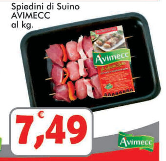 Paghi Poco Avimecc Spiedini di Suino offerta
