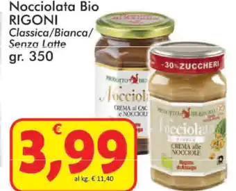 Rigoni Nocciolata Bio 350gr