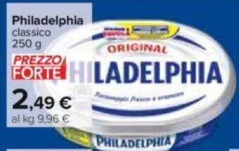 Carrefour Philadelphia Classico 250 g offerta