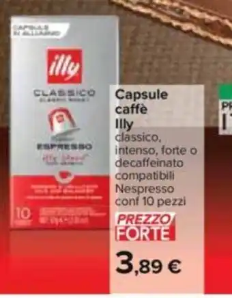 Carrefour Illy Capsule Caffè classico offerta