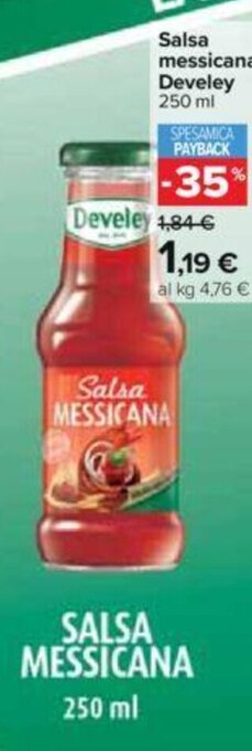 Carrefour Develey Salsa Messicana 250 ml offerta