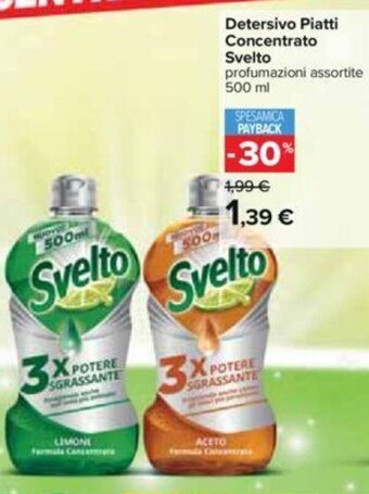 Carrefour Detersivo Piatti Concentrato Svelto 500 ml offerta