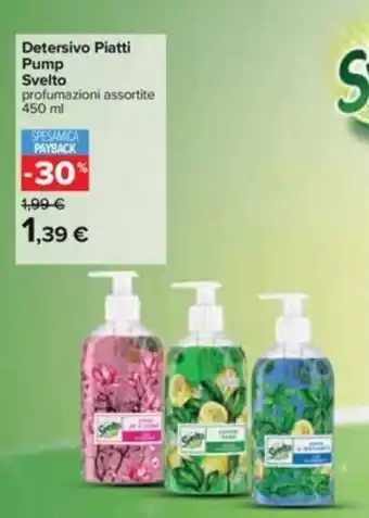 Detersivo Piatti Pump Svelto 450 ml