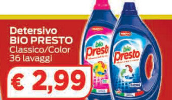 Bio Presto Detersivo 36 lavaggi