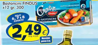 Paghi Poco Findus Bastoncini x12 300gr. offerta