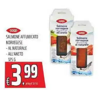 Coop Coop Salmone Affumicato 125 g offerta