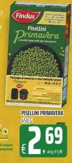 Coop Findus Pisellini Primavera 450 g offerta