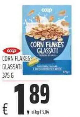 Coop Coop Corn Flakes Glassati 375 g offerta