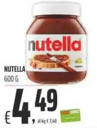 Coop Nutella 600 g offerta