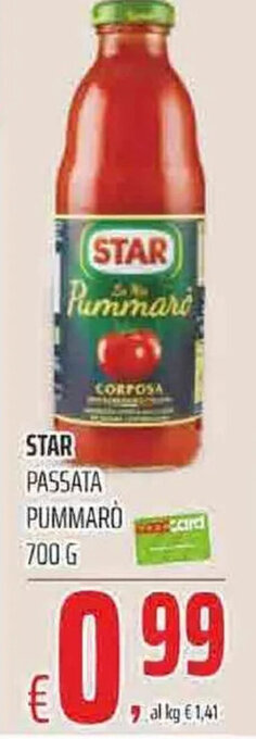 Coop Star Passata Pummarò 700 g offerta