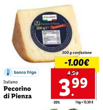 Italiamo Pecorino di Pienza 300 g confezione