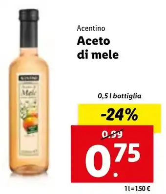 Acentino Aceto di mele 0,5 l bottiglia
