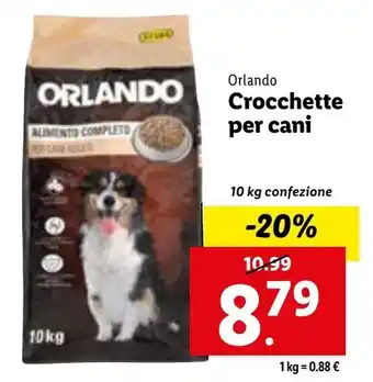 Orlando Crocchette per cani 10 kg confezione