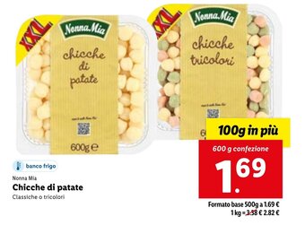 Lidl Nonna Mia Chicche di patate 600 g confezione offerta