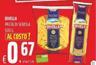 Coop Divella Pasta di Semola 500 g offerta
