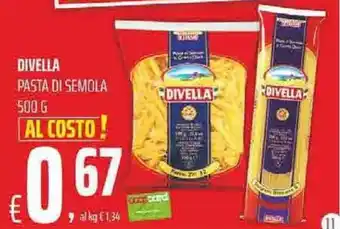 Coop Divella Pasta di Semola 500 g offerta