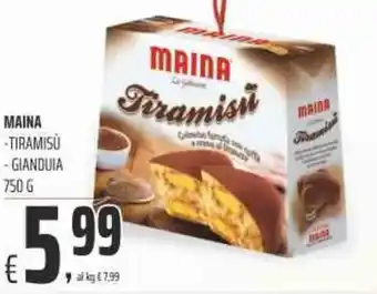 Maina Tiramisù, Gianduia 750 g
