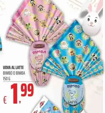 Coop Uova Al Latte Bimbo o Bimba 150 g offerta