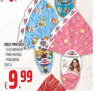Coop Dolci Preziosi Clio Makeup, Paw Patrol, Pokemon 280 g offerta