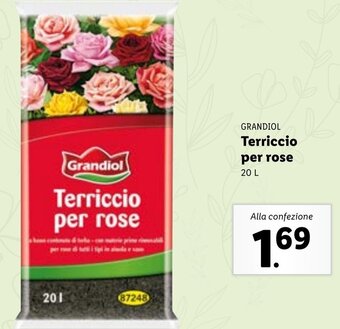 Lidl Grandiol Terriccio per rose 20 l offerta