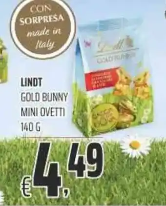 Coop Lindt Gold Bunny Mini Ovetti 140 g offerta