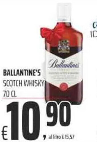 Coop Ballantine's scotch whisky 70 cl offerta
