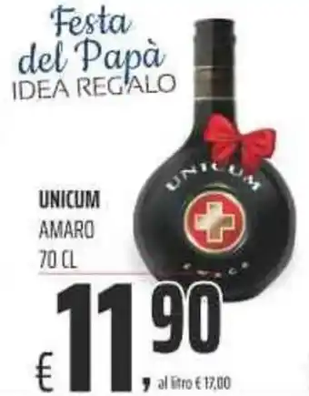 Coop Unicum Amaro 70 cl offerta