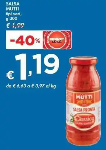 Mutti Salsa Tipi Vari g 300