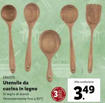Lidl Ernesto Utensile da cucina in legno offerta