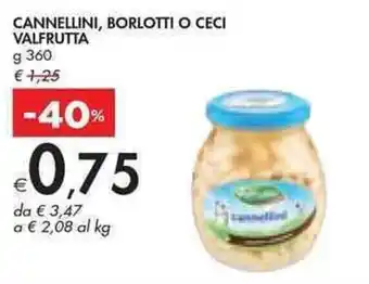 Valfrutta Cannellini, Borlotti o Ceci g 360