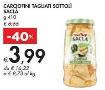 Saclà Carciofini Tagliati Sottolì g 410