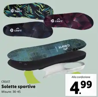 Lidl Crivit Solette sportive 36-45 offerta