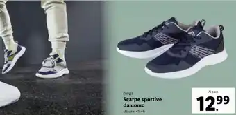 Lidl Crivit Scarpe sportive da uomo offerta