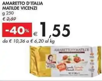 Bennet Matilde Vicenzi Amaretto D'Italia g 250 offerta