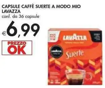 Lavazza Capsule Caffè Suerte A Modo Mio Conf. da 36 Capsule