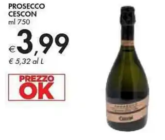 Bennet Cescon Prosecco ml 750 offerta