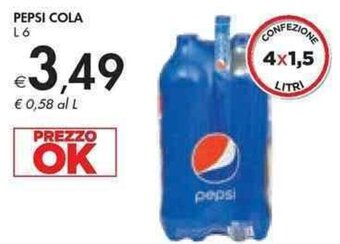 Bennet Pepsi Cola L 6 offerta