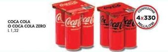 Bennet Coca Cola o Coca Cola Zero L 1,32 offerta
