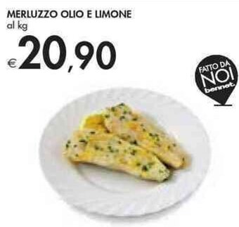Bennet Merluzzo Olio e Limone offerta