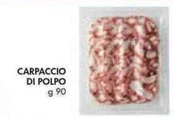 Carpaccio di Polpo g 90