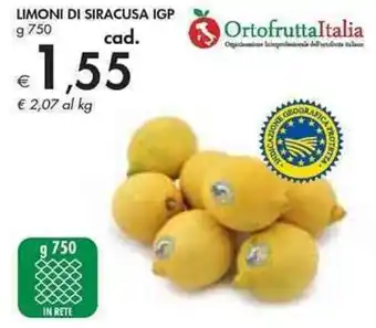 Bennet Limoni di Siracusa IGP g 750 offerta