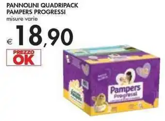 Pampers Progressi Pannolini Quadripack