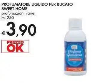 Sweet Home Profumatore Liquido Per Bucato Profumazioni Varie, ml 250