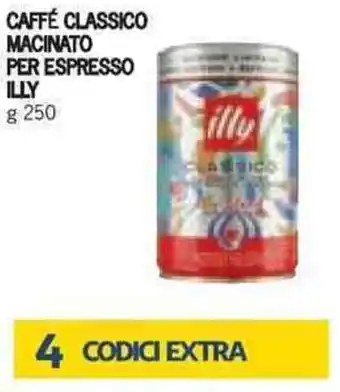 Bennet Illy Caffé Classico Macinato Per Espresso offerta